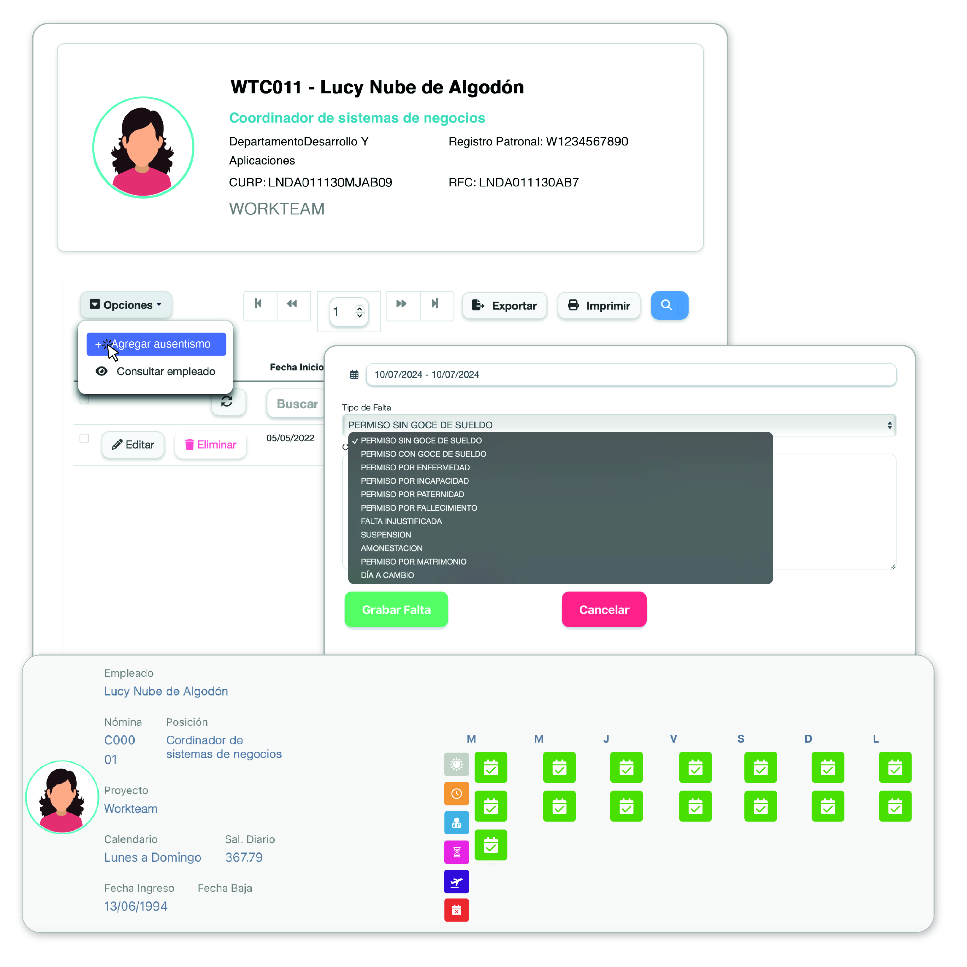 Control de Ausencias